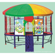 JQA1023 Kid&#39;s mobile billig bunte Outdoor-Safe Springen Spielplatz Trampolin Bett